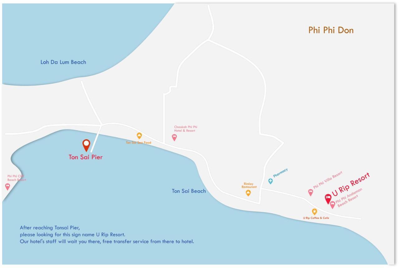 U Rip Resort Phi Phi Hotel Exterior foto